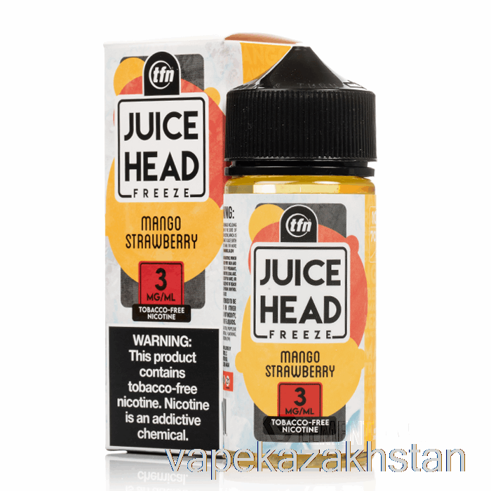Vape Disposable FREEZE Mango Strawberry - Juice Head - 100mL 0mg